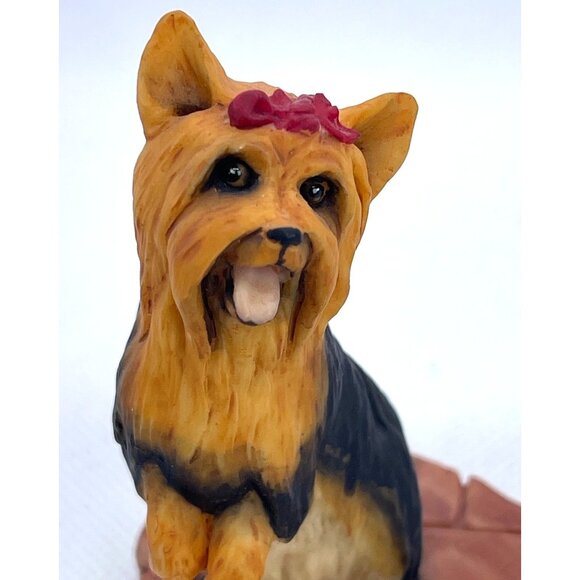 Yorkshire Terrier Dog Aynsley MasterCraft Yorkie Pup Hand Painted UK England VTG - Picture 2 of 9